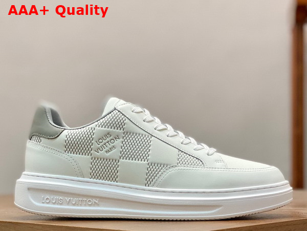 Louis Vuitton Beverly Hills Sneaker Gray Damier Calf Leather 1ACEYS Replica