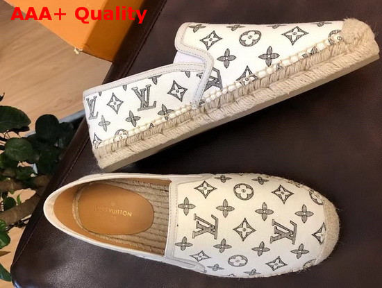 Louis Vuitton Bidart Espadrille Dune Printed Canvas Monogram Replica