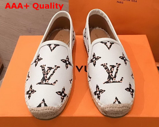 Louis Vuitton Bidart Espadrille White Monogram Giant Canvas Replica