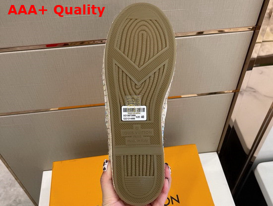 Louis Vuitton Bidart Espadrille White Pastel Monogram Textile 1A8J77 Replica