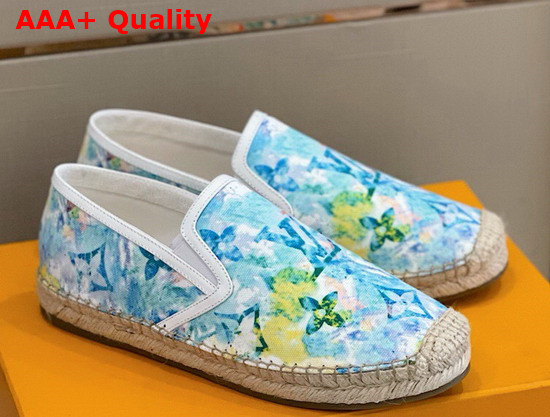 Louis Vuitton Bidart Espadrille White Pastel Monogram Textile 1A8J77 Replica