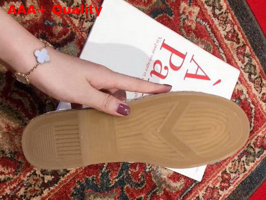 Louis Vuitton Bidart Espadrille in White Printed Canvas Replica