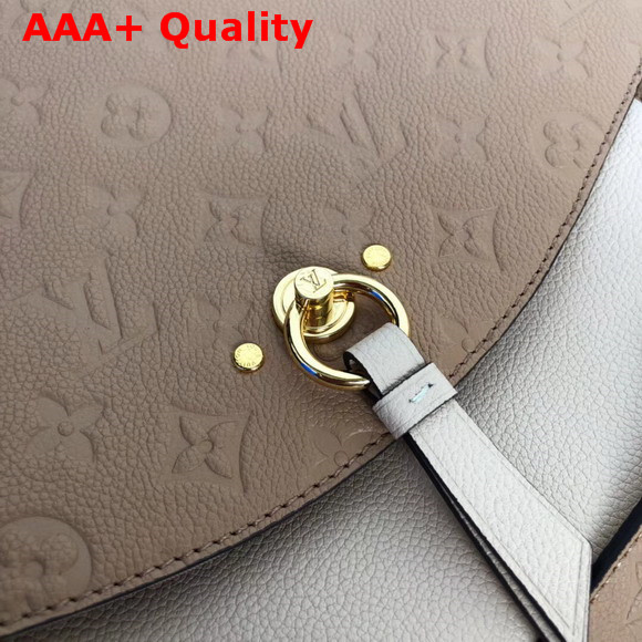Louis Vuitton Blanche Monogram Empreinte Papyrus Creme Replica