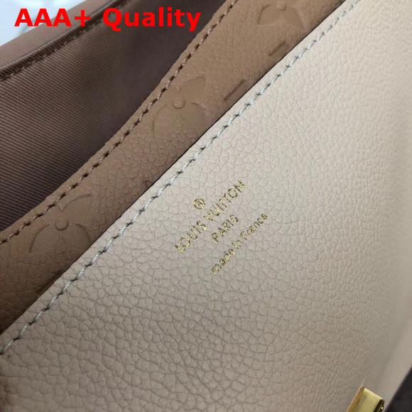 Louis Vuitton Blanche Monogram Empreinte Papyrus Creme Replica