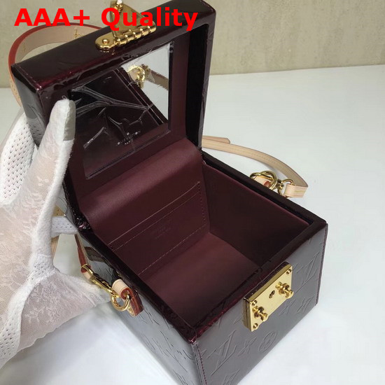 Louis Vuitton Bleecker Box Monogram Vernis Leather Amarante Replica