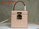 Louis Vuitton Bleecker Box Monogram Vernis Leather Rose Ballerine Replica