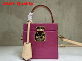 Louis Vuitton Bleecker Box Monogram Vernis Pink Replica