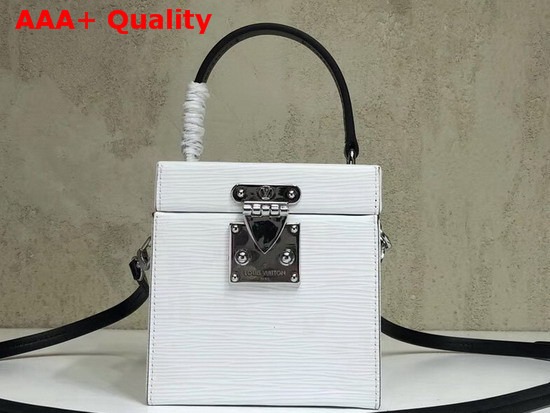 Louis Vuitton Bleecker Box White Epi Leather Replica