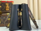 Louis Vuitton Bloom PM Handbag in Black Calfskin Leather M13843 Replica