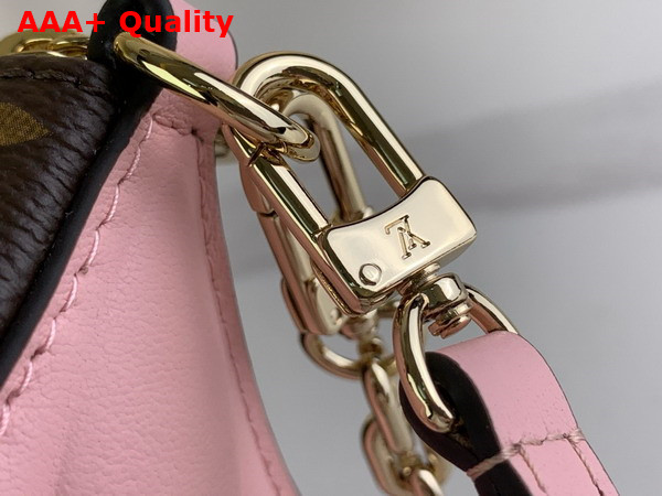 Louis Vuitton Bloom Pouch Rose Jasmin Pink Monogram Coated Canvas M11303 Replica