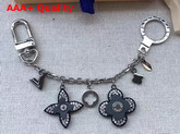 Louis Vuitton Blooming Flower Strass Chain Bag Charm and Key Holder M64266 Replica