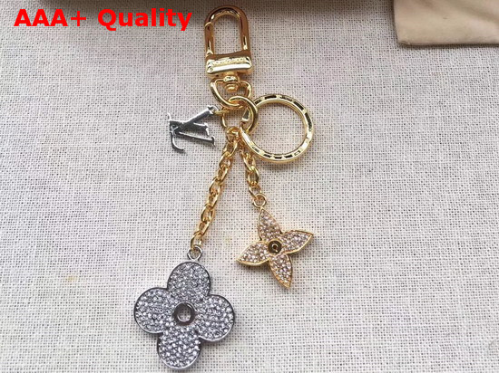 Louis Vuitton Blooming Flowers Strass Bag Charm and Key Holder Replica