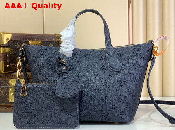 Louis Vuitton Blossom PM Handbag in Navy Perforated Mahina Calfskin Leather M14317 Replica