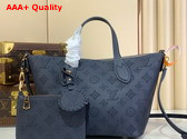 Louis Vuitton Blossom PM Handbag in Navy Perforated Mahina Calfskin Leather M14317 Replica