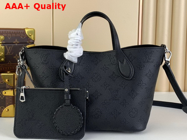 Louis Vuitton Blossom PM Tote in Black Mahina Perforated Calfskin Leather M21848 Replica