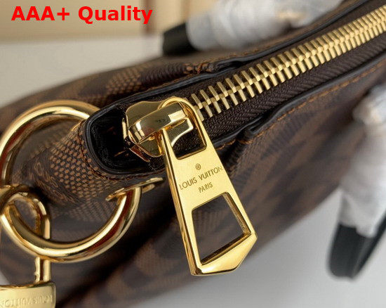 Louis Vuitton Boetie MM Zipped Tote in Damier Ebene Canvas Replica