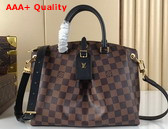 Louis Vuitton Boetie PM Zipped Tote in Damier Ebene Canvas Replica