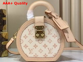 Louis Vuitton Boite Chapeau PM Lin Beige Monogram Origine Coated Canvas M27961 Replica