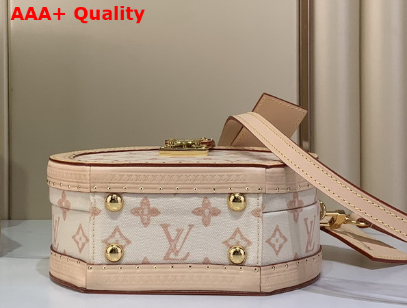 Louis Vuitton Boite Chapeau PM Lin Beige Monogram Origine Coated Canvas M27961 Replica