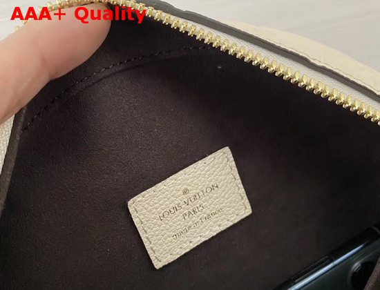 Louis Vuitton Boite Chapeau Souple MM Creme Monogram Empreinte Leather M45276 Replica