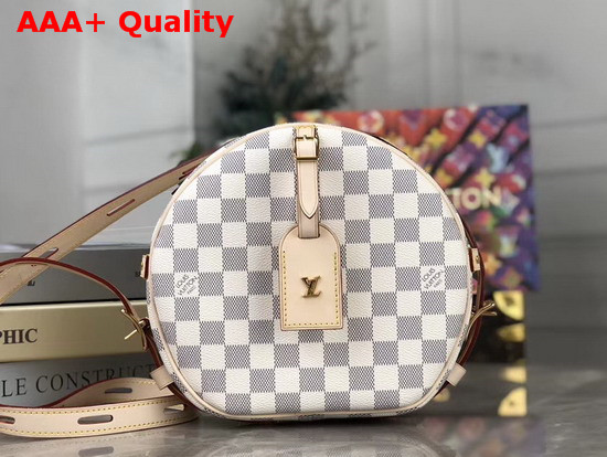 Louis Vuitton Boite Chapeau Souple MM Damier Azur Canvas Replica