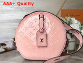 Louis Vuitton Boite Chapeau Souple Pink Monogram Vernis Leather Replica