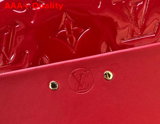Louis Vuitton Boite Chapeau Souple Rouge Monogram Vernis Leather M54100 Replica