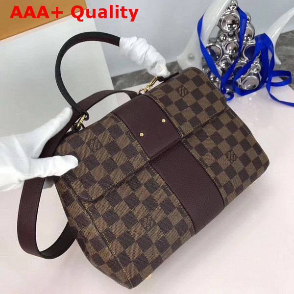 Louis Vuitton Bond Street Damier Ebene and Taurillon Leather Bordeaux N64416 Replica