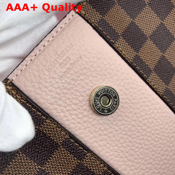 Louis Vuitton Bond Street Damier Ebene and Taurillon Leather Magnolia N64417 Replica