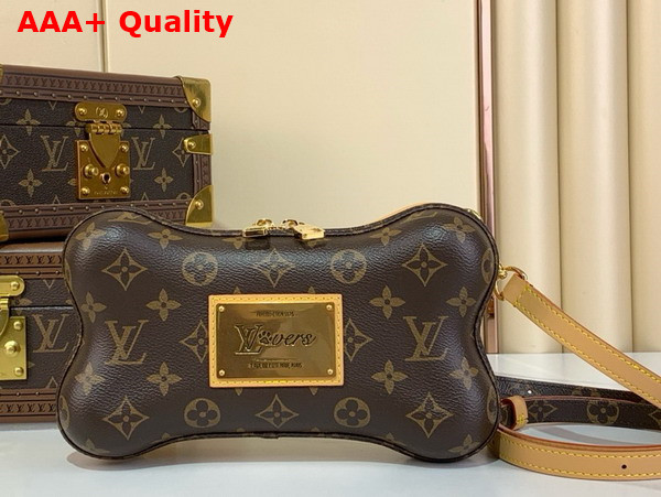 Louis Vuitton Bone Wearable Wallet in Monogram Coated Canvas M12615 Replica