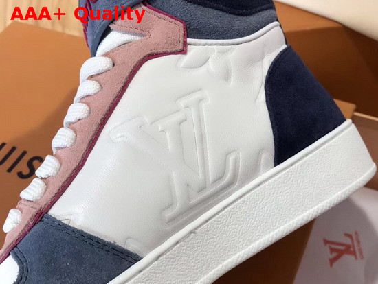 Louis Vuitton Boombox Sneaker Boot Bleu Jeans Blue 1A5MY7 Replica