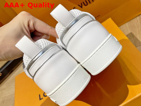 Louis Vuitton Boombox Sneaker Silver Mix of Materials 1A969F Replica