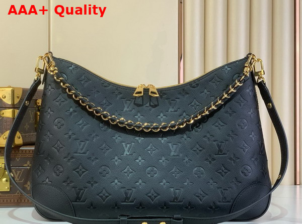 Louis Vuitton Boulogne GM Handbag in Black Monogram Empreinte Leather M13706 Replica
