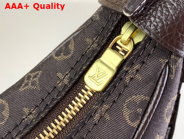 Louis Vuitton Boulogne Handbag in Brown Monogram Jacquard Denim Replica