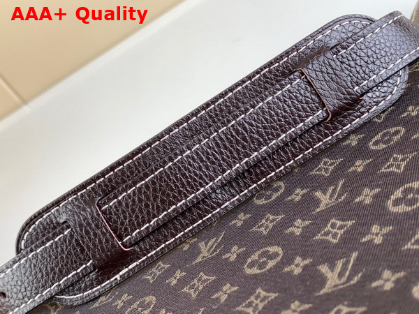 Louis Vuitton Boulogne Handbag in Brown Monogram Jacquard Denim Replica