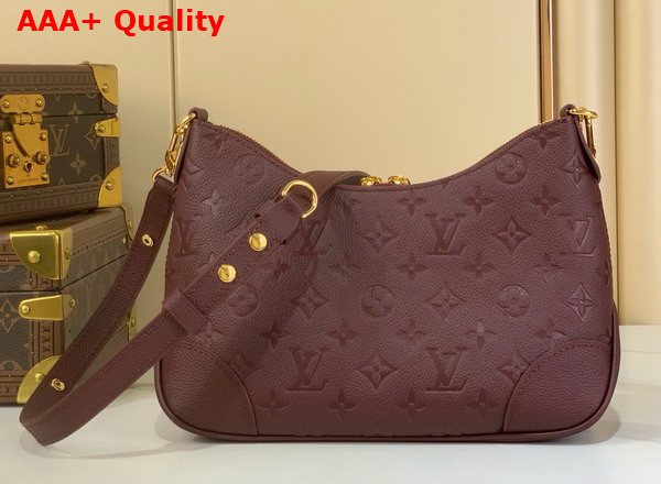 Louis Vuitton Boulogne PM Garnet Monogram Empreinte Leather M25827 Replica