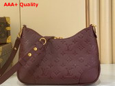Louis Vuitton Boulogne PM Garnet Monogram Empreinte Leather M25827 Replica