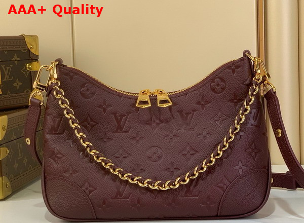 Louis Vuitton Boulogne PM Garnet Monogram Empreinte Leather M25827 Replica
