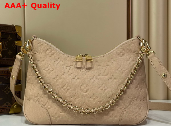Louis Vuitton Boulogne PM Handbag in Hazelnut Monogram Empreinte Leather M2A129 Replica