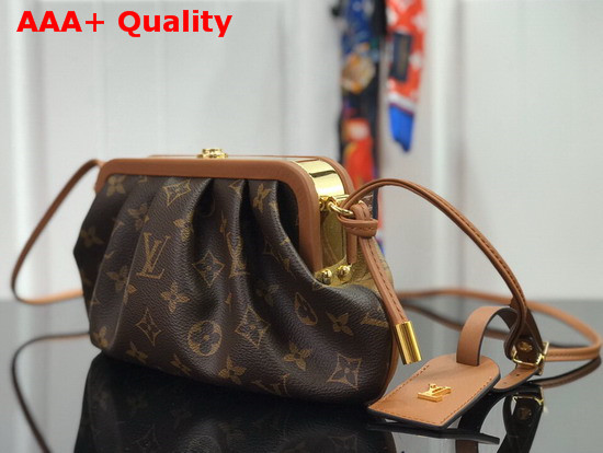 Louis Vuitton Boursicot EW Monogram Coated Canvas and Calfskin Leather Trim M45229 Replica