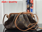 Louis Vuitton Boursicot EW Monogram Coated Canvas and Calfskin Leather Trim M45229 Replica