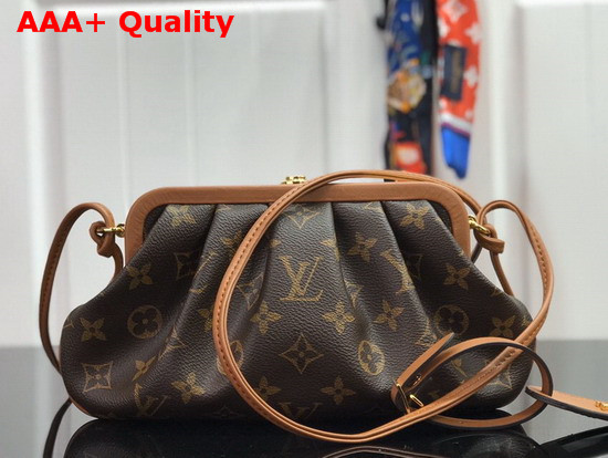Louis Vuitton Boursicot EW Monogram Coated Canvas and Calfskin Leather Trim M45229 Replica