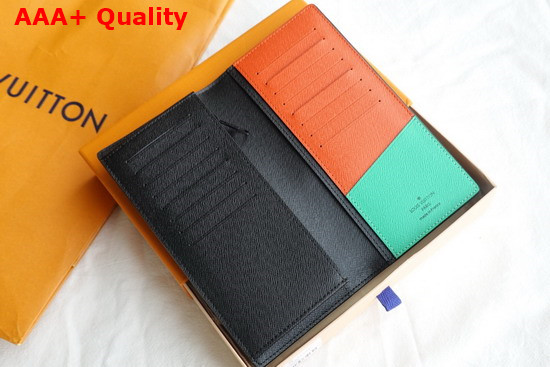 Louis Vuitton Brazza Wallet Monogram Canvas with 3D Rubble Patch M80523 Replica
