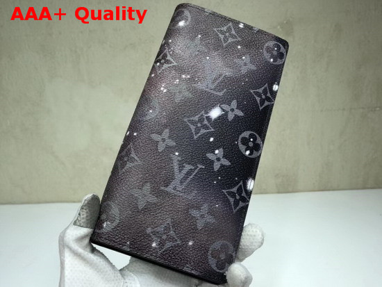 Louis Vuitton Brazza Wallet Monogram Galaxy Coated Canvas M63871 Replica