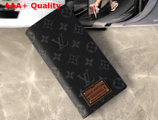 Louis Vuitton Brazza Wallet Safari Khaki M69260 Replica