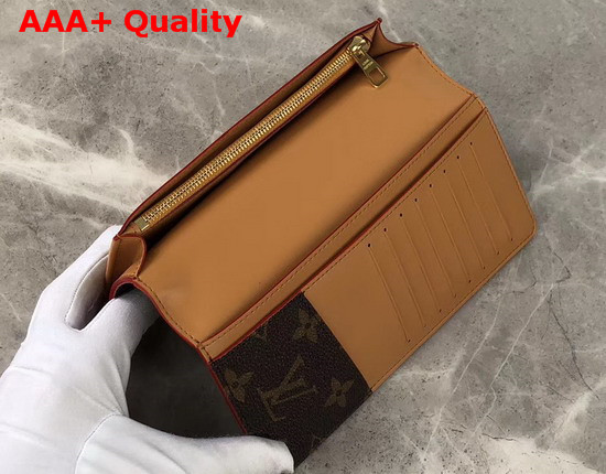 Louis Vuitton Brazza Wallet in Monogram Coated Canvas and Smooth Natural Leather M69029 Replica