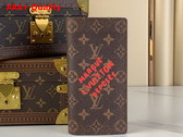 Louis Vuitton Brazza Wallet in Monogram Dust Canvas M11706 Replica