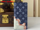 Louis Vuitton Brazza Wallet in Monogram Bleach Coated Canvas Replica