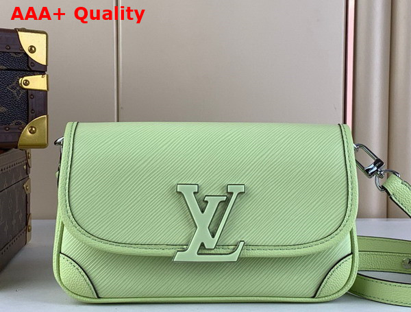 Louis Vuitton Buci Handbag in Green Epi Grained Cowhide Leather M22960 Replica