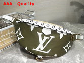 Louis Vuitton Bumbag Khaki Monogram Coated Canvas M44611 Replica